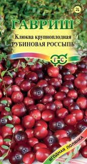 Клюква крупноплодная Рубиновая россыпь фото