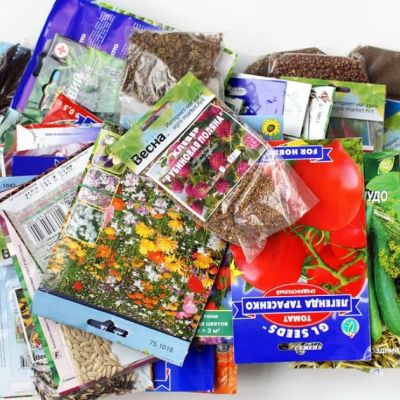 Микс из 2 упаковок семян фото